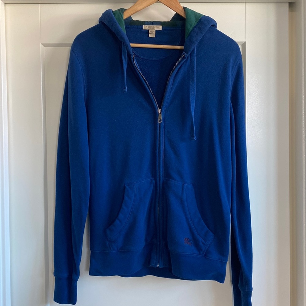 Burberry check hoodie